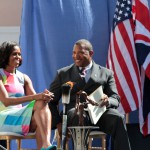 John Register and First Lady Michelle Obama