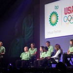 John leads panel dicussion with Olympians and Paralympians.