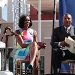 John Register and First Lady Michelle Obama