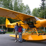 John pilots a plane in Alaska